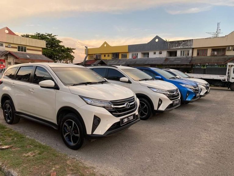 Armada Perodua Aruz untuk disewa di Kota Kinabalu